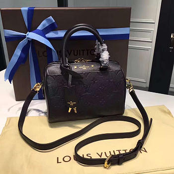 LOUIS VUITTON SPEEDY Noir 3818 20cm