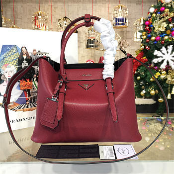 Prada double bag 4110 33.5cm