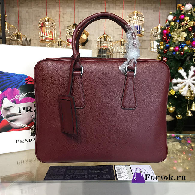 Prada Leather Briefcase 4208 - 1