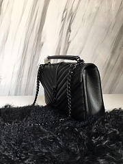 YSL MONOGRAM COLLEGE Black 4771 24cm  - 5