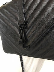 YSL MONOGRAM COLLEGE Black 4771 24cm  - 4