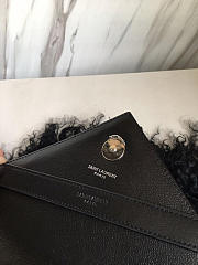 YSL MONOGRAM COLLEGE Black 4771 24cm  - 3