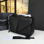 YSL MONOGRAM COLLEGE Full Black 4788 32cm - 5