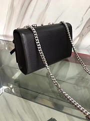 YSL Monogramme Shoulder Bag Black 4862 17cm  - 5
