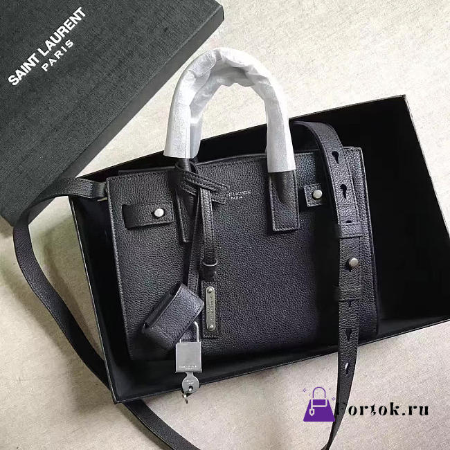 YSL Classic Sac-De-Jour Nano 4866 Black 22cm  - 1
