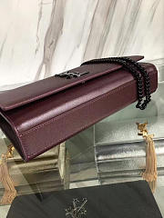 YSL MONOGRAM KATE IN GRAIN DE POUDRE EMBOSSED 5017 24cm  - 5