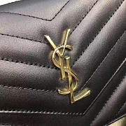 YSL MONOGRAM College Black Hardware Gold 5066 22cm - 4