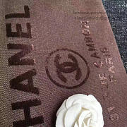Chanel Canvas Shopping Bag Brown A66941 34cm - 6
