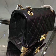 Chanel Calfskin Small Flap Bag Black A98256 20cm - 5
