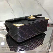 Chanel Calfskin Small Flap Bag Black A98256 20cm - 6