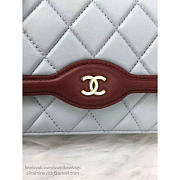 Chanel Lambskin Mini Chain WALLET Light Blue A81023 19.5cm - 6