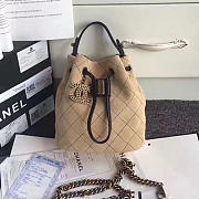 Chanel Calf Leather Mini Bucket Bag 170304 20cm - 1