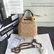 Chanel Calf Leather Mini Bucket Bag 170304 20cm - 6