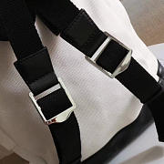 BALENCIAGA Canvas Backpack Black&White 5613 43cm - 2
