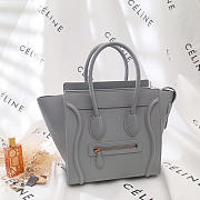 Celine Leather Nano Luggage  Z987 20cm  - 1