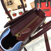 Celine Nano Luggage  Leather Shoulder Bag Z1016 20cm  - 4