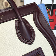 Celine Nano Luggage  Leather Shoulder Bag Z1016 20cm  - 6
