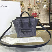 Celine Nano Luggage  Leather Shoulder Bag Z1017 20cm  - 1