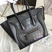 Celine Leather Micro Luggage Z1046 26cm  - 3