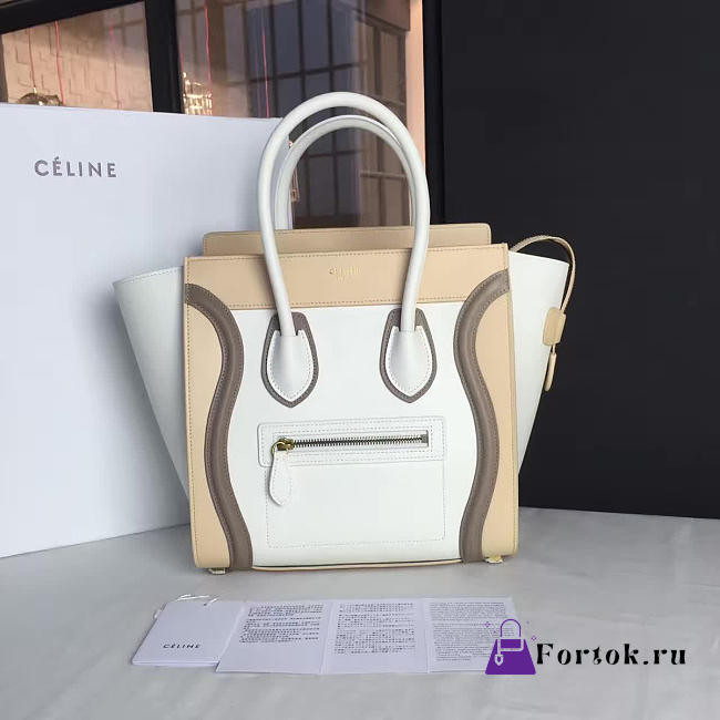 Celine Leather Micro Luggage Z1060 26cm  - 1