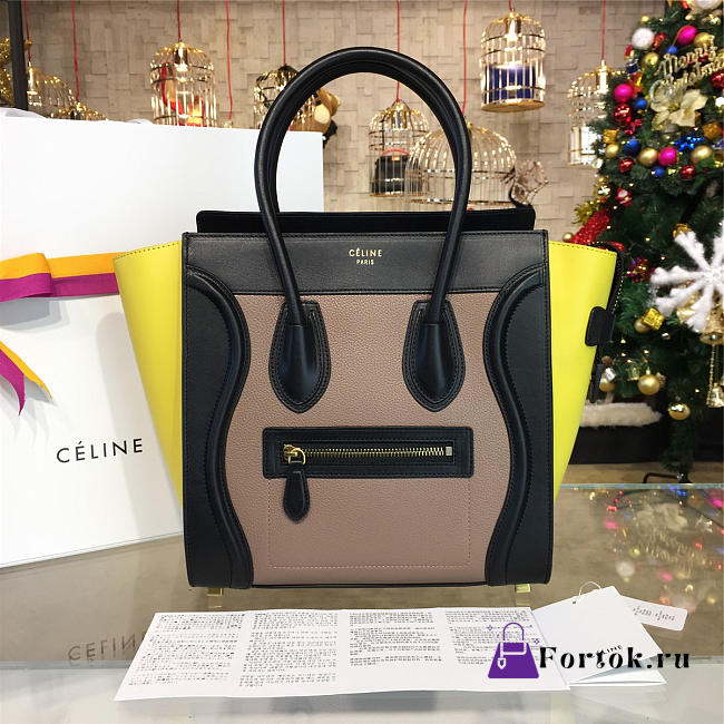 Celine Leather Micro Luggage Z1079 27cm  - 1