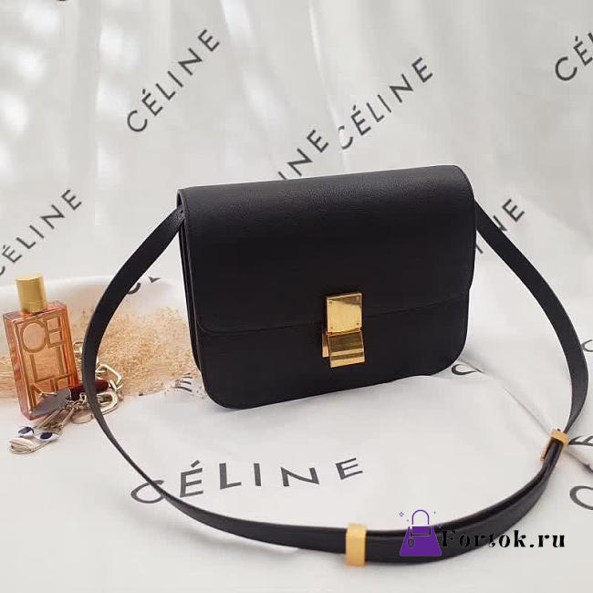 Celine Leather Classis Box Z1127 24cm  - 1
