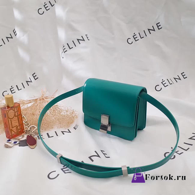 Celine Leather Classis Box Z1151 16cm - 1