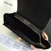 Celine Trapeze Leather Handbag Z1223 27cm  - 6