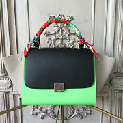Celine Trapeze Leather Handbag Z1227 26cm  - 1