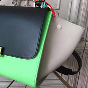 Celine Trapeze Leather Handbag Z1227 26cm  - 3
