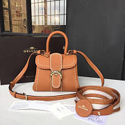 Delvaux Mini Brillant Satchel Orange 1486 20cm - 6