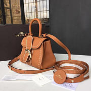 Delvaux Mini Brillant Satchel Orange 1486 20cm - 5
