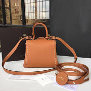 Delvaux Mini Brillant Satchel Orange 1486 20cm - 4