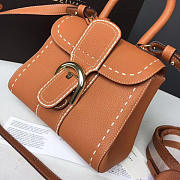 Delvaux Mini Brillant Satchel Orange 1486 20cm - 2