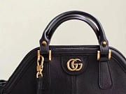 GUCCI RE(BELLE) MEDIUM TOP HANDLE BAG ‎516459 BLACK 39cm - 4