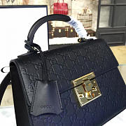 Gucci GG Leather Padlock Black 28cm - 2