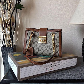 gucci GG Leather Padlock 2154