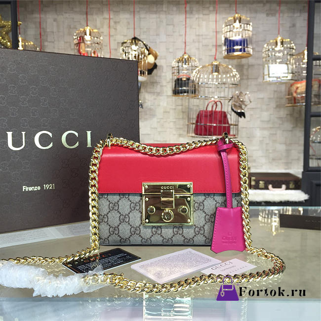 Gucci GG Leather Padlock 2168 20cm  - 1