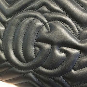 Gucci GG Marmont Matelassé Tote Black Leather 2230 26cm - 2