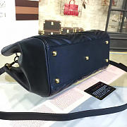 Gucci GG Marmont Matelassé Tote Black Leather 2230 26cm - 4