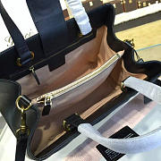 Gucci GG Marmont Matelassé Tote Black Leather 2230 26cm - 6