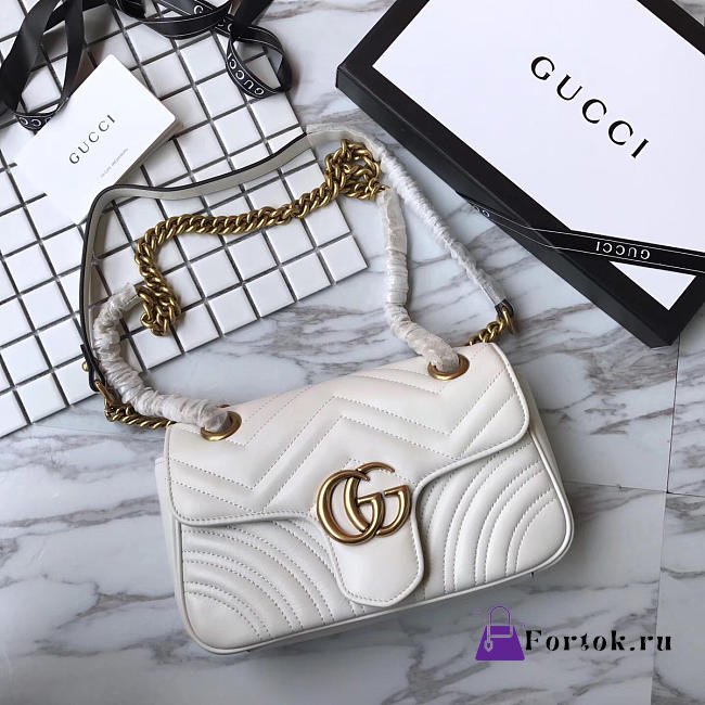 Gucci GG Leather Marmont 2255 22cm - 1