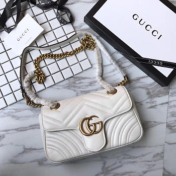 Gucci GG Leather Marmont 2255 22cm