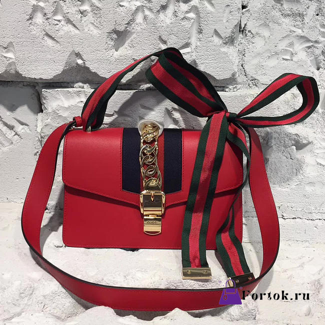 Gucci Sylvie Leather Bag 2592 - 1