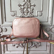 Gucci Soho Disco Leather Bag Rose Gold Z2606 21cm - 4