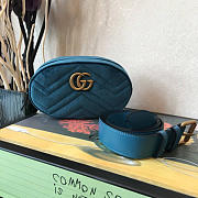 Gucci Marmont Pocket Blue 2626 18cm - 5