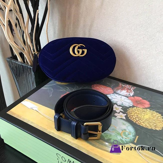 Gucci Marmont Pocket Black 2631 18cm - 1