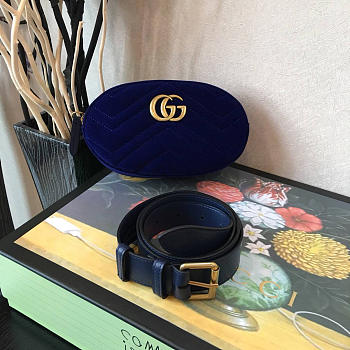 Gucci Marmont Pocket Black 2631 18cm