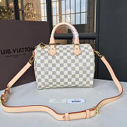 Louis Vuitton SPEEDY BANDOULIÈRE 25 Damier Azur Canvas 3206 - 1