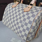 Louis Vuitton SPEEDY BANDOULIÈRE 25 Damier Azur Canvas 3206 - 5